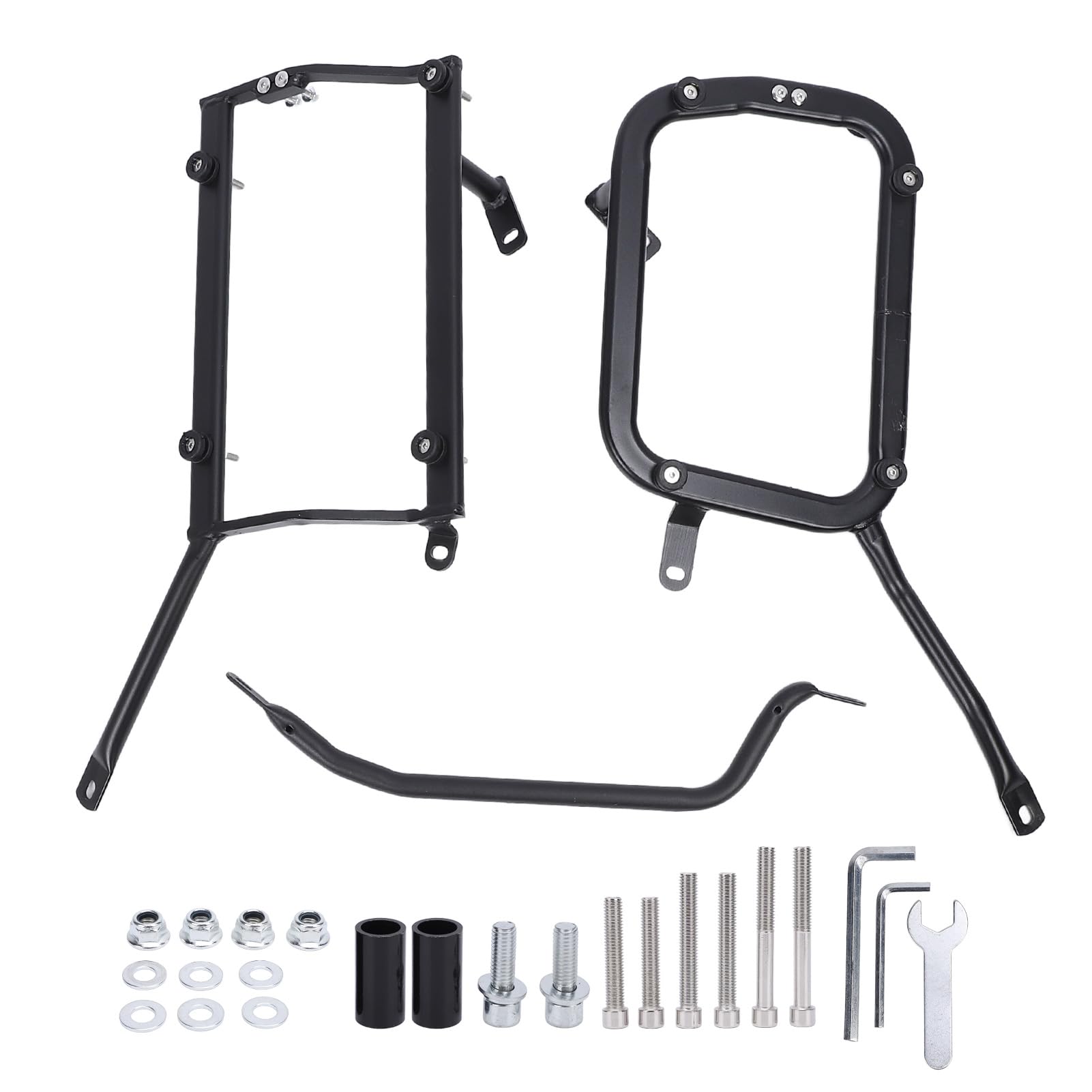 Fabater Portaequipajes Lateral para Motocicleta para TRK 502x, Estante de Almacenamiento Lateral, Reemplazo de Estante de Soporte para Alforjas, Soporte Lateral para Motocicleta