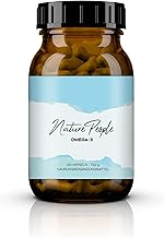 Nature People Omega-3 aus Algenöl - 120 Kapseln - Hochdosiert mit 300 mg EPA und 600 mg DHA - in Triglycerid-Form - Vegan und von Natur aus schadstoffarm