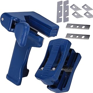 Kodrily Banding Trimmer, Portable Manual Tail Trimming Woodworking Tool, Manual Wood Banding Trimming Machine Set, Double Banding Cutter Accessory for Furniture Cabinet Decoration
