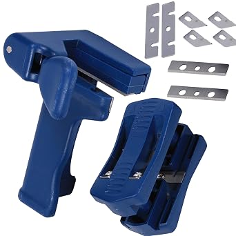 Banding Trimmer, Portable Manual Tail Trimming Woodworking Tool, Manual Wood Banding Trimming Machine Set, Double Banding Cutter Accessory for Furniture Cabinet Decoration