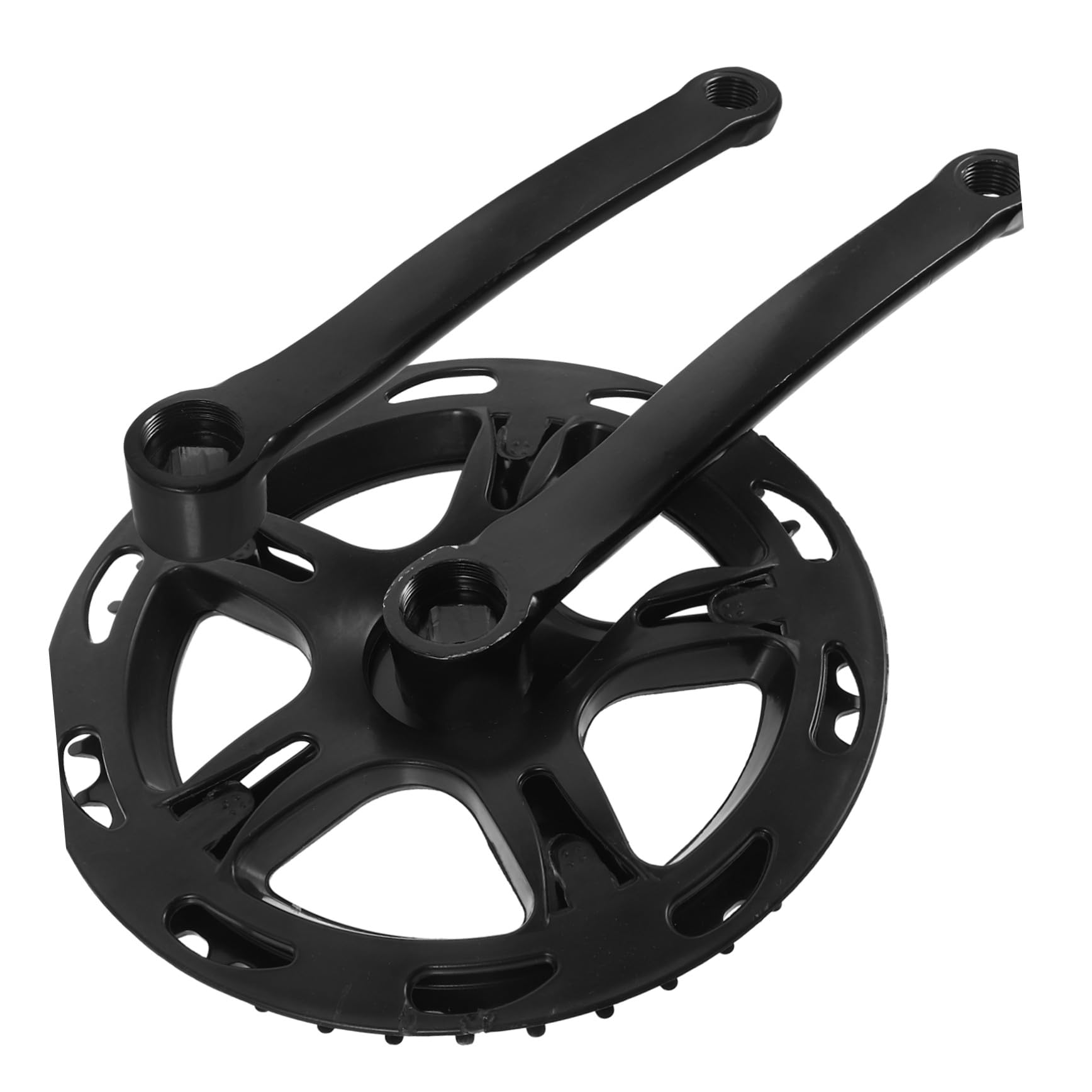Pedivella Bici in Acciaio Resistente Denti Nero Guarnitura Leggera Compatibile con Mountain Bike e Bici Singola velocità Ricambio Solido per Riparazioni e Sostituzioni Affidabili