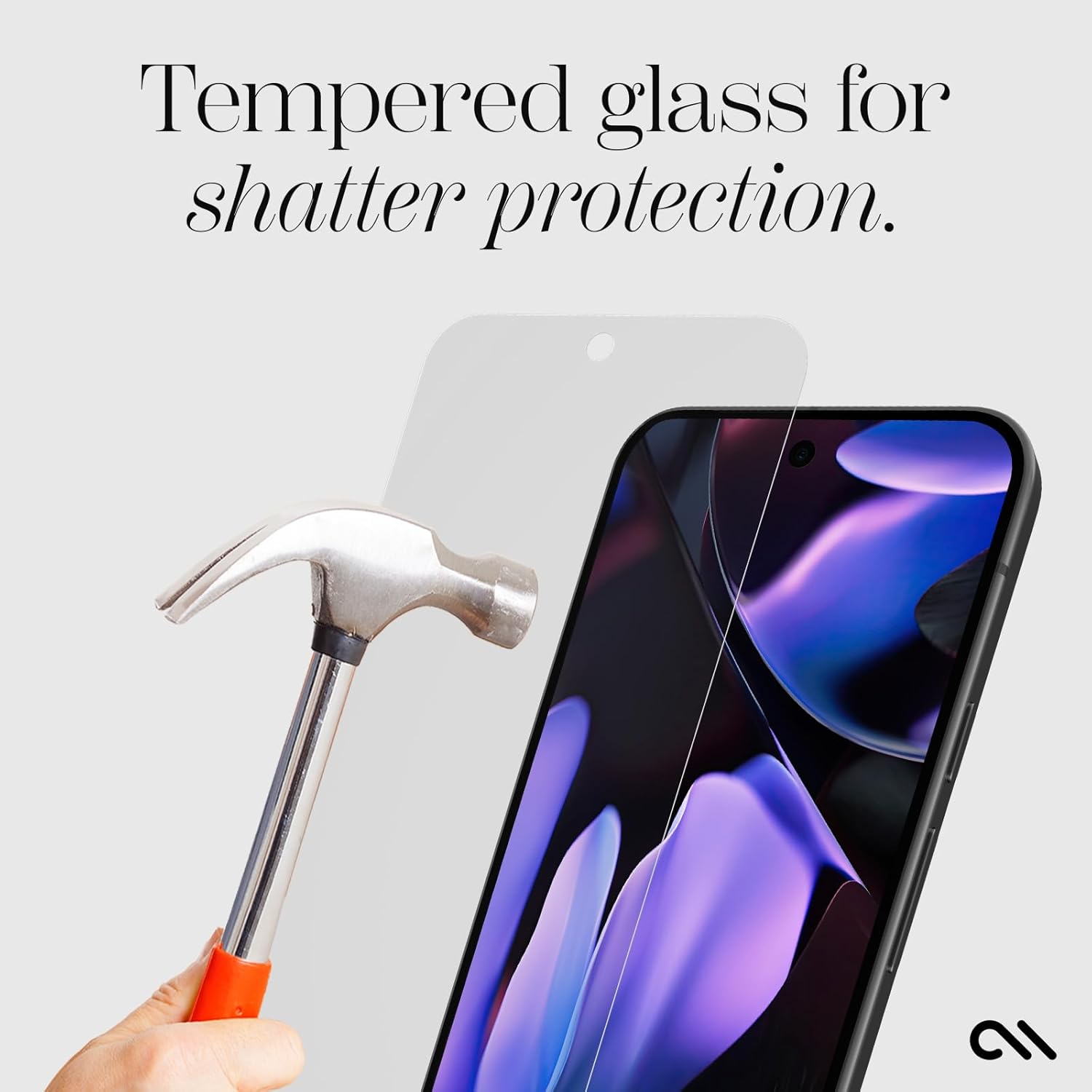 Case-Mate Google Pixel 9 Pro XL Ultra Screen Protector - 6.8 Inch - Anti-Scratch Tempered Glass w/5x Shatter Protection - Durable 9H Glass w/Installation Frame, High Clarity, Case Friendly, Easy Apply