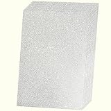SALEMAR Silver Glitter Cardstock Paper for Cricut Duarable Sparkling Card Stock for Creating Holiday