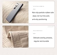 Vista 3 de Funda de sofá impermeable para mascotas, funda de cojín de sofá lavable para seccionales, funda protectora de sofá para perros, muebles reclinables