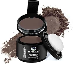 Hairline Powder – Hair Cover Up Powder for Root Touch Up for Grey Hair, Hairline Shadow, Hair Filler, Mascara, Beard Touch Up & Concealer for Men & Women (Medium Brown, 4g)