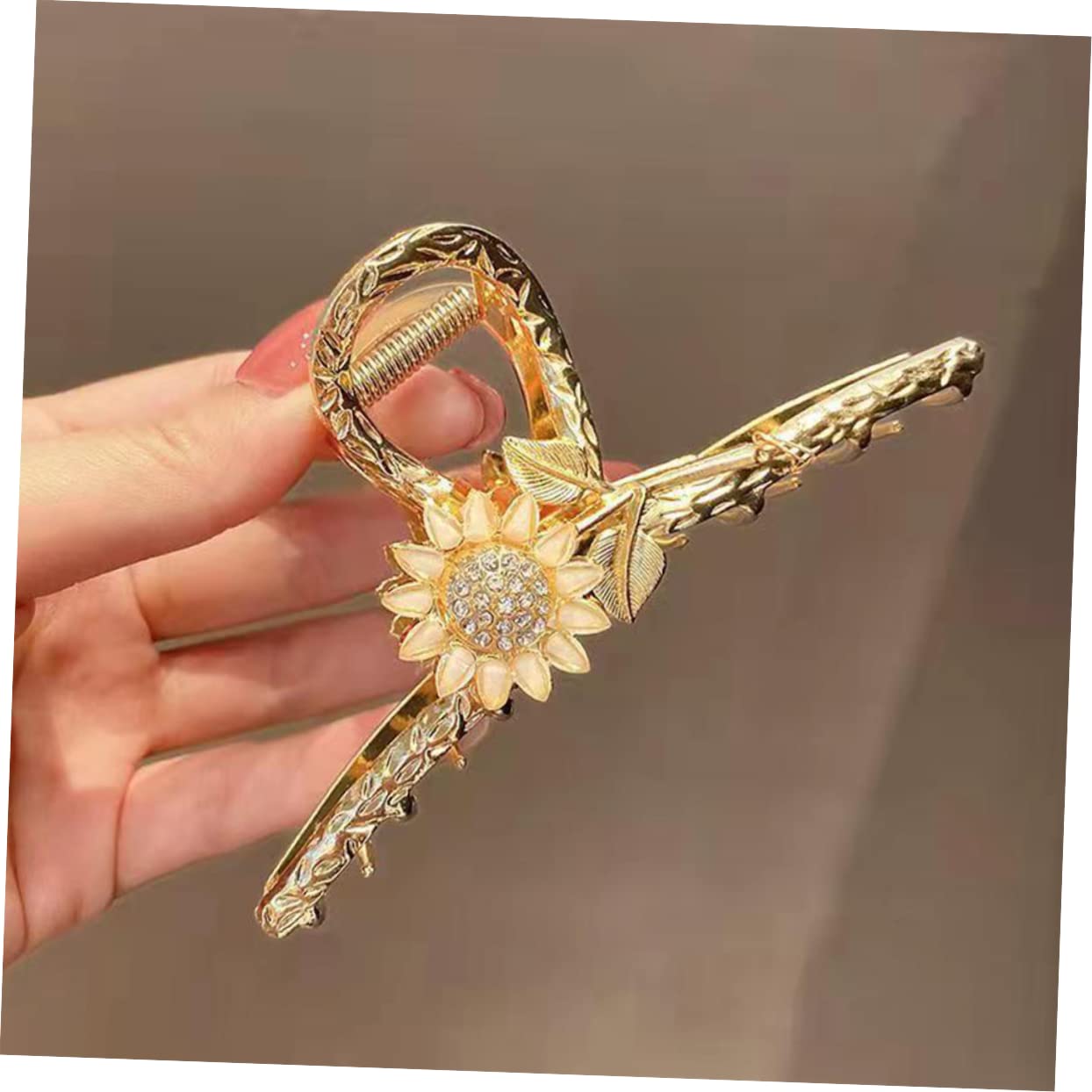 6 Pz Tornante Clip Ad Artiglio Per Folti Fermagli Per Da Donna Fermaglio Per Artigli Di Perle Fermagli a Fiore Per Mughetto Strass Perla Mancare Molletta