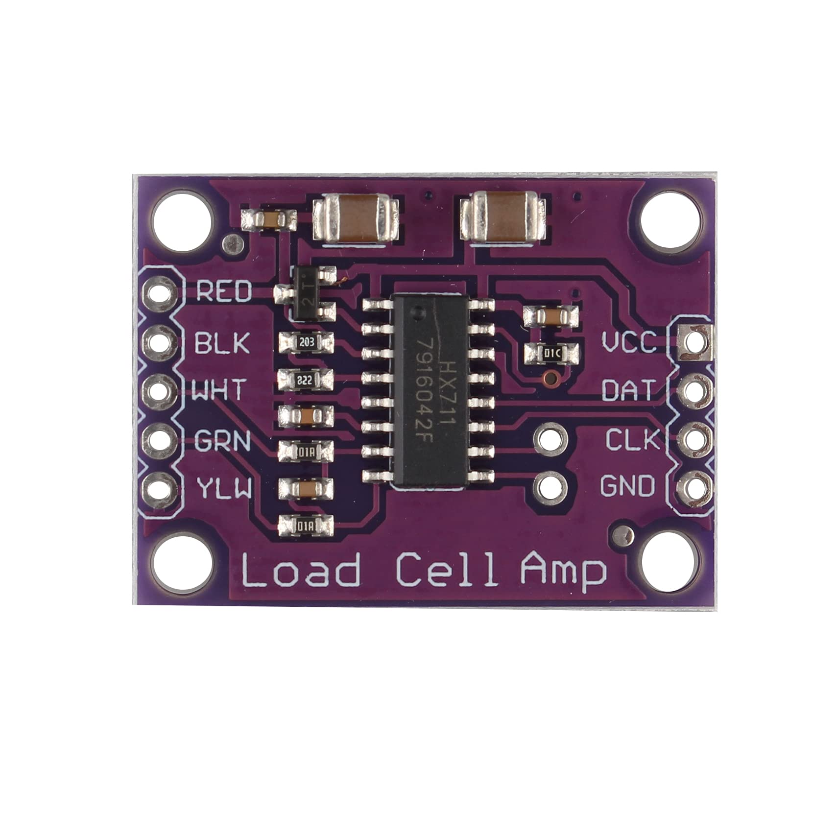 5 Pezzi CJMCU-711 HX711 Cella di Carico Sensore di Pesatura Elettronico Convertitore A/D a 24 Bit per Alta Precisione Bilancia Elettronica Compatibile con Arduino