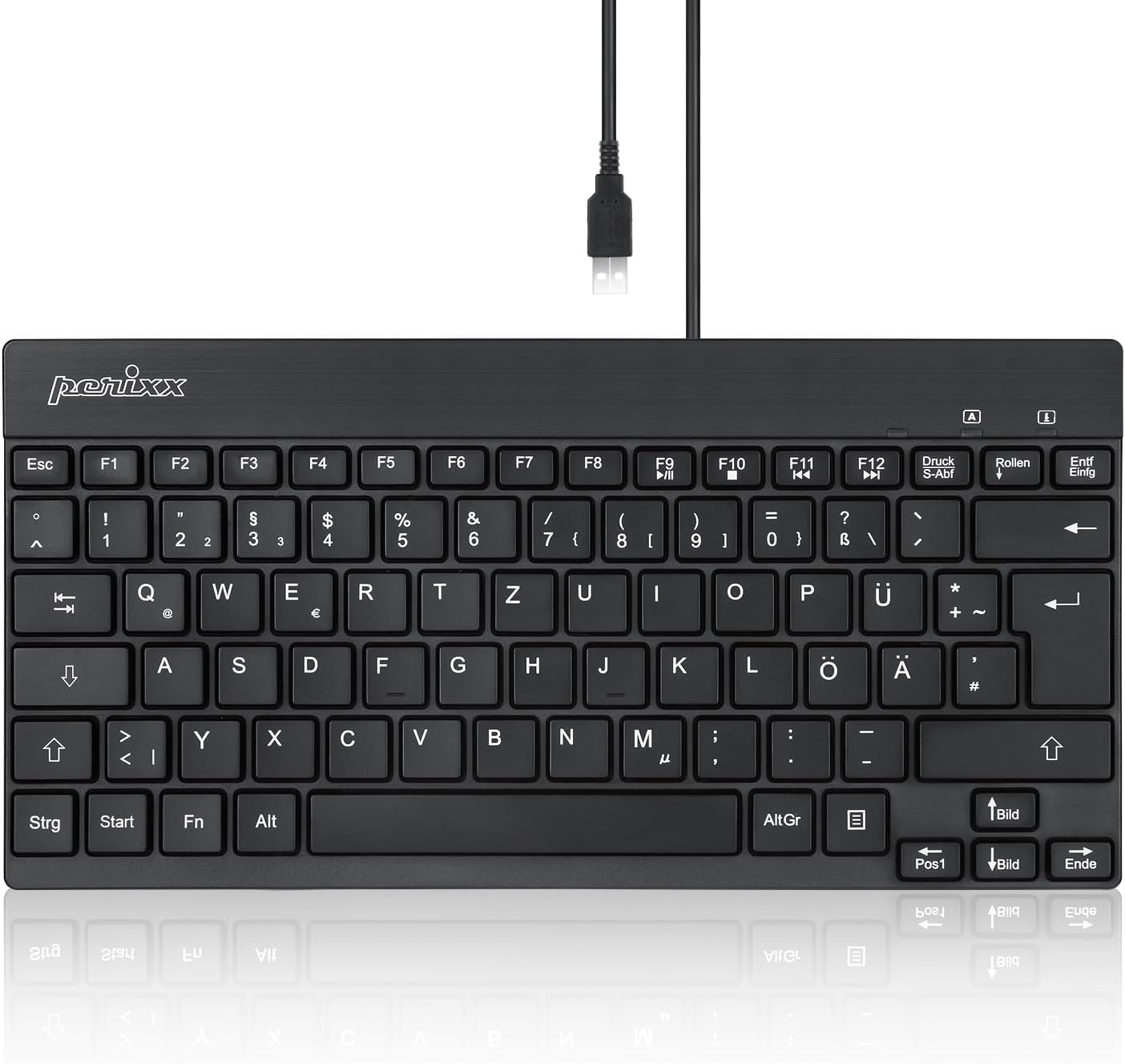 Perixx Periboard 523 Afwasbaar toetsenbord - IP58 TÜV Certificaat