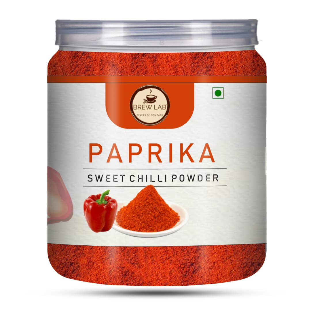 Brew Lab 100% Pure and Natural Spainish Red Sweet Paprika Chilli Powder - Non-Smoky | No Preservatives Added | Original Flavor for Cajun and Mexican Recipes-250 gm (B09MJ7WFKN) Amazon Price History, Amazon Price Tracker