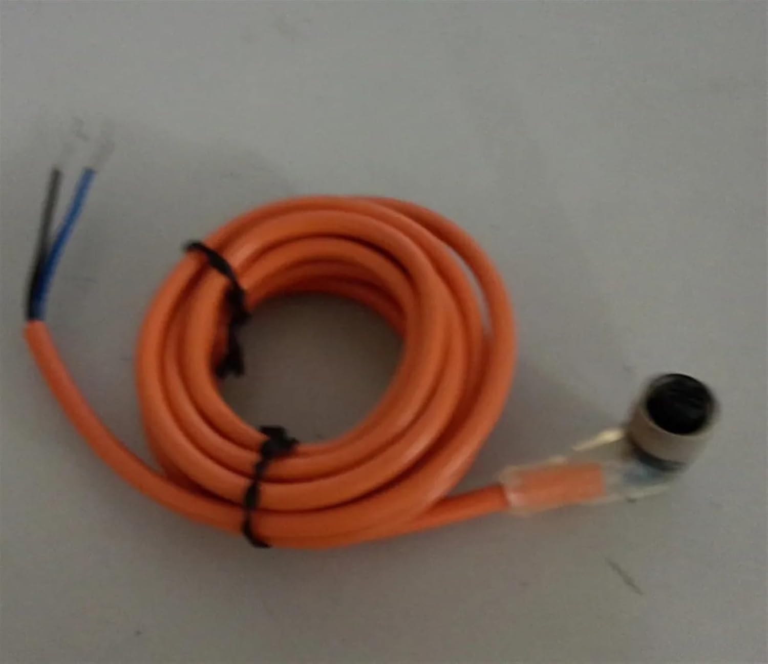 M12* 1 2-Wire AC/DC, NO/NC Push-in Sensor Connector with LED Light 2-pin Female Connector Coupler