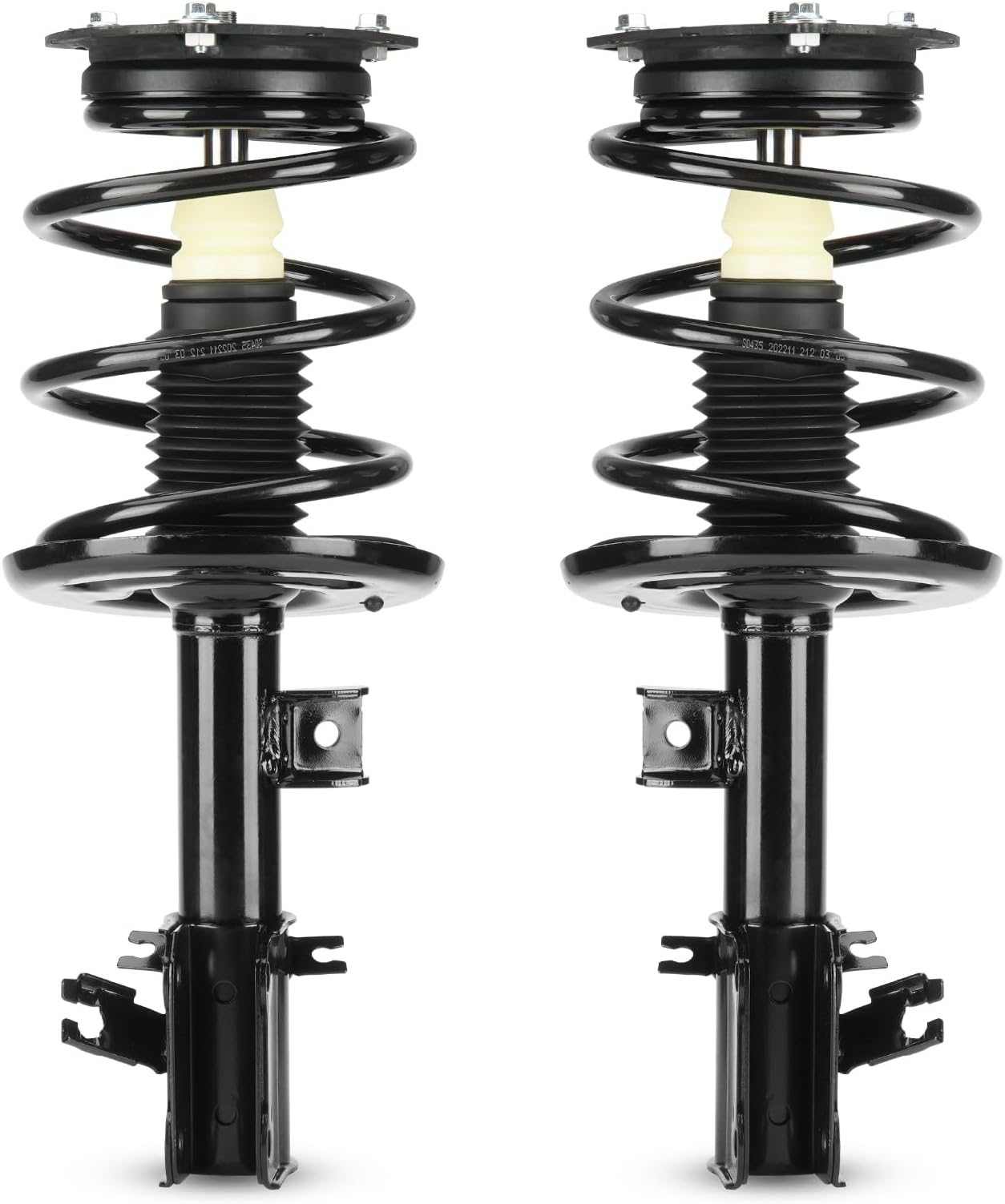 ILONPA Front Left and Right Side Struts w/Coil Springs Shock Absorbers for 2007-2012 Nissan Altima 2.5L - 172392 853214172393 853213 (Set of 2)