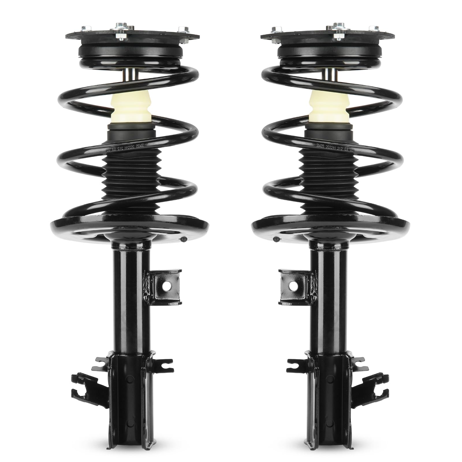 ILONPA Front Left and Right Side Struts w/Coil Springs Shock Absorbers for 2007-2012 Nissan Altima 2.5L - 172392 853214172393 853213 (Set of 2)
