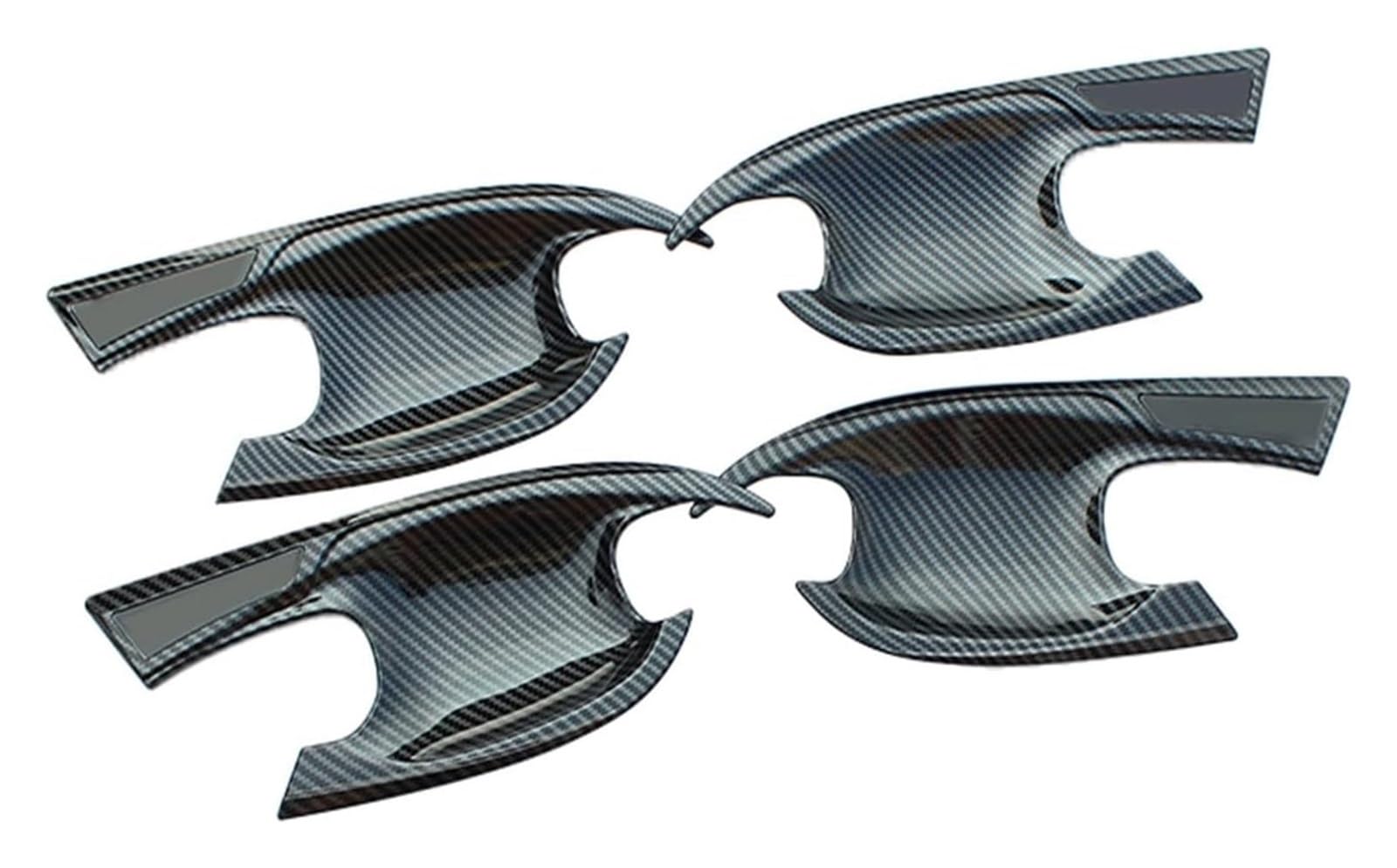 Qwqthgs Door Bowl Carbon Car Exterior Door Handle Cap For Hyundai For Tucson Nx4 2021 2022 Car Styling Abs Carbon Fiber Trim Door Handles Bowl Cover Protection Sticker(Door Bowl Carbon)