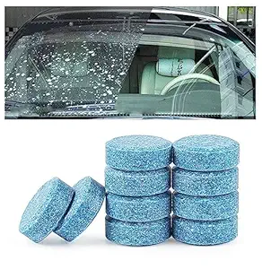 HSR Car Accessories in 10 PCs Car Wiper Detergent Effervescent Tablets Washer Auto Windshield Cleaner Glass Wash Cleaning Tablets