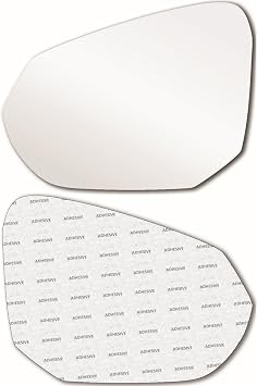 New Replacement Mirror Glass with Full Size Adhesive for 2019-2024 Audi Q3 Driver Side View Left LH