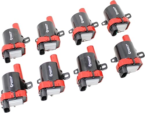 Miniatura 2 de DRAGON FIRE PERFORMANCE Paquete de energía de bobina de encendido de 8 piezas compatible con Silverado Tahoe Suburban Express Sierra Savana Yukon