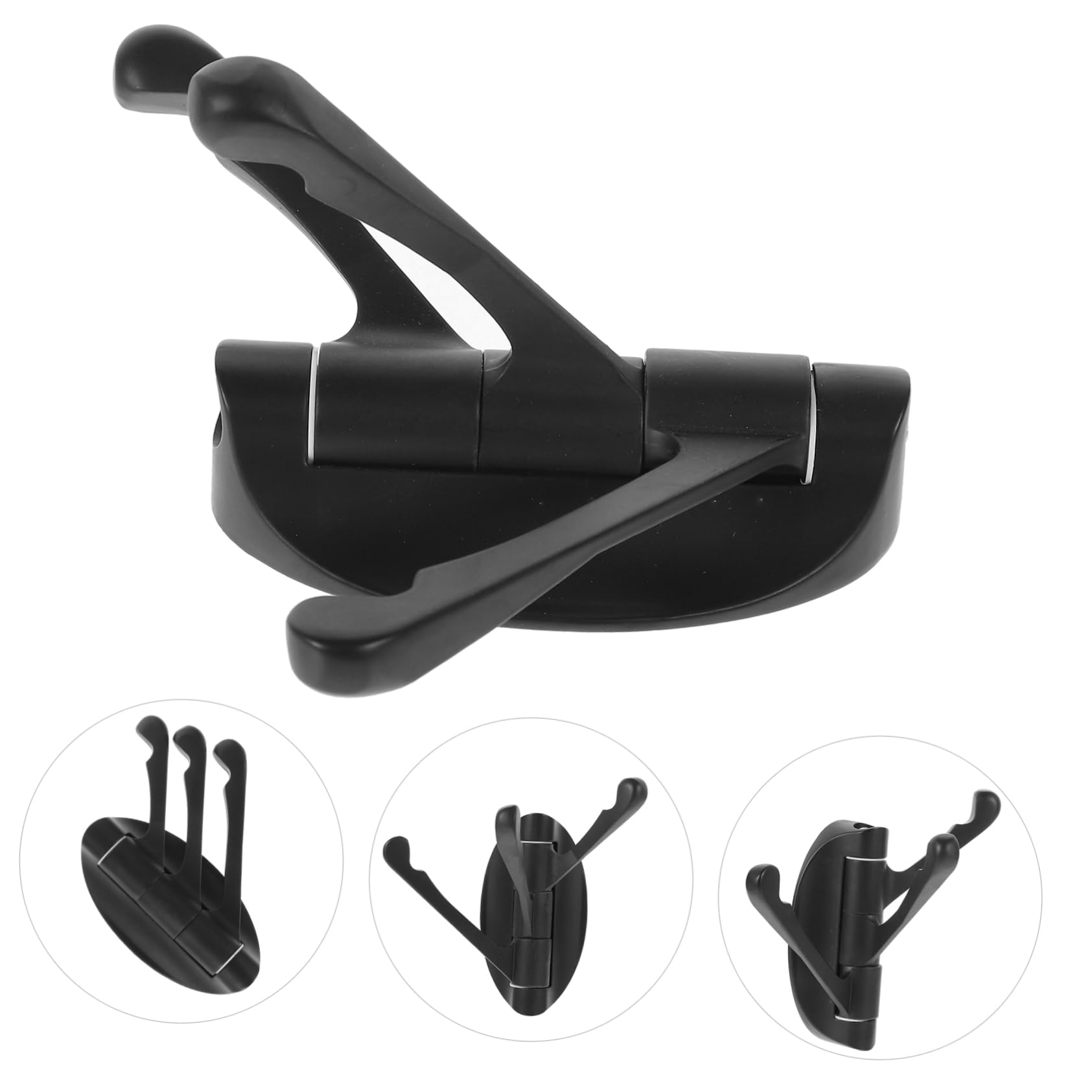 Tofficu 5 Pezzi Gancio da Muro con Bracci Rotanti per Asciugamani Pratico e Resistente per Cucina e Bagno Facile e Design Elegante