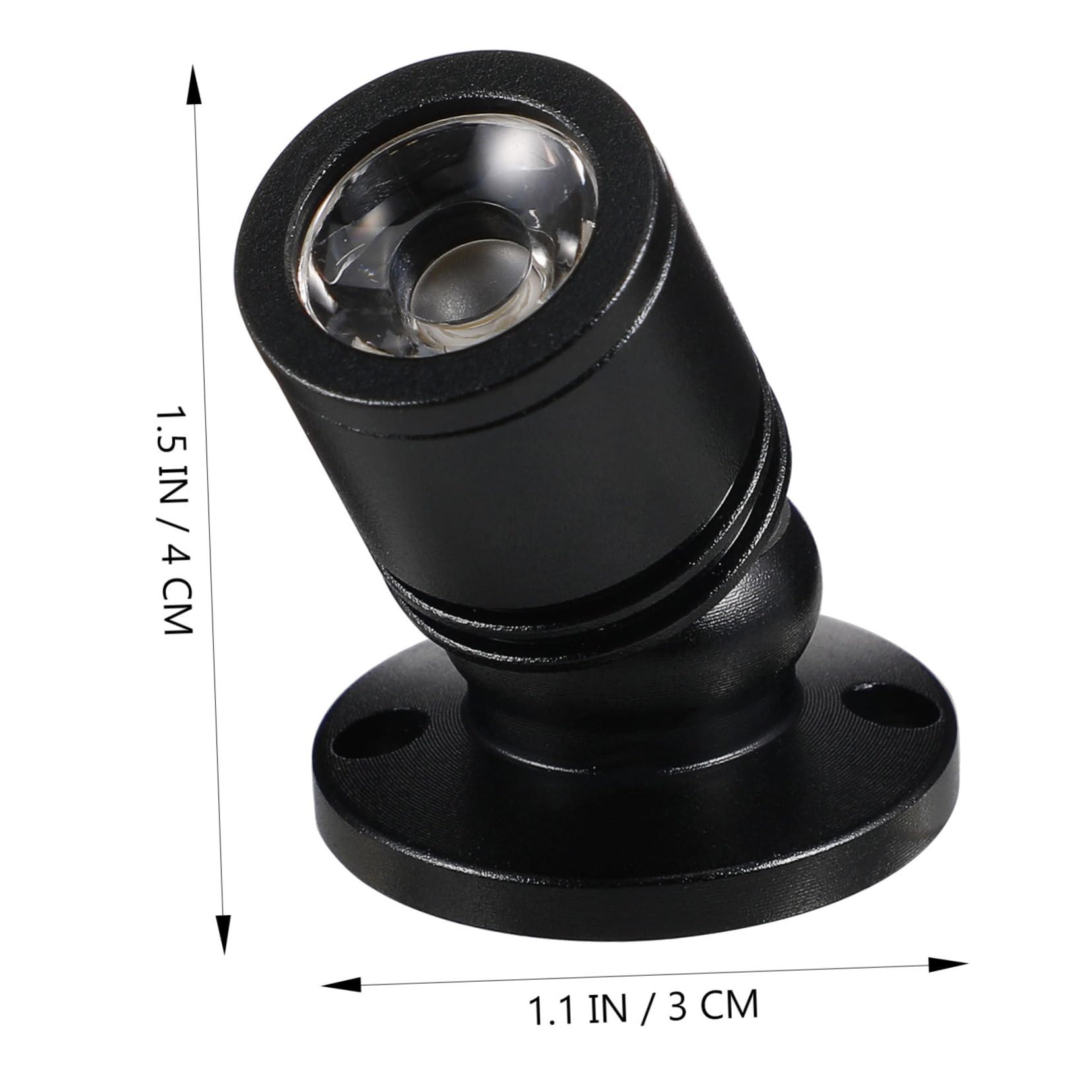 NUOBESTY Jewelry Showcase Small Spotlight Powered LED Spotlight for Indoor Use Angle Design for Cabinets Dressers Restaurants and Shops High