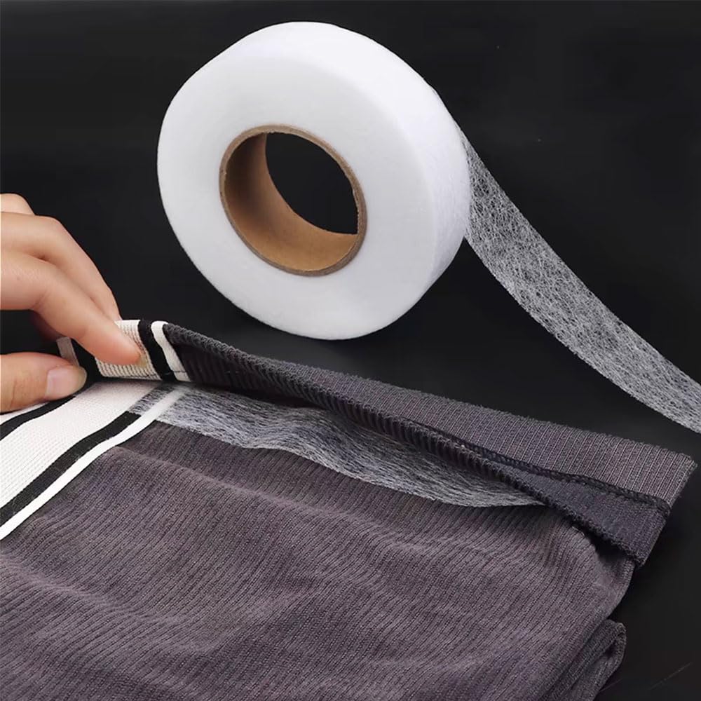 Ruban Thermocollant Pour Ourlets - 2 Rouleaux (noir Et Blanc), 64m X 15mm - Pour Réparer Et Créer Des Ourlets Sans Couture - 11