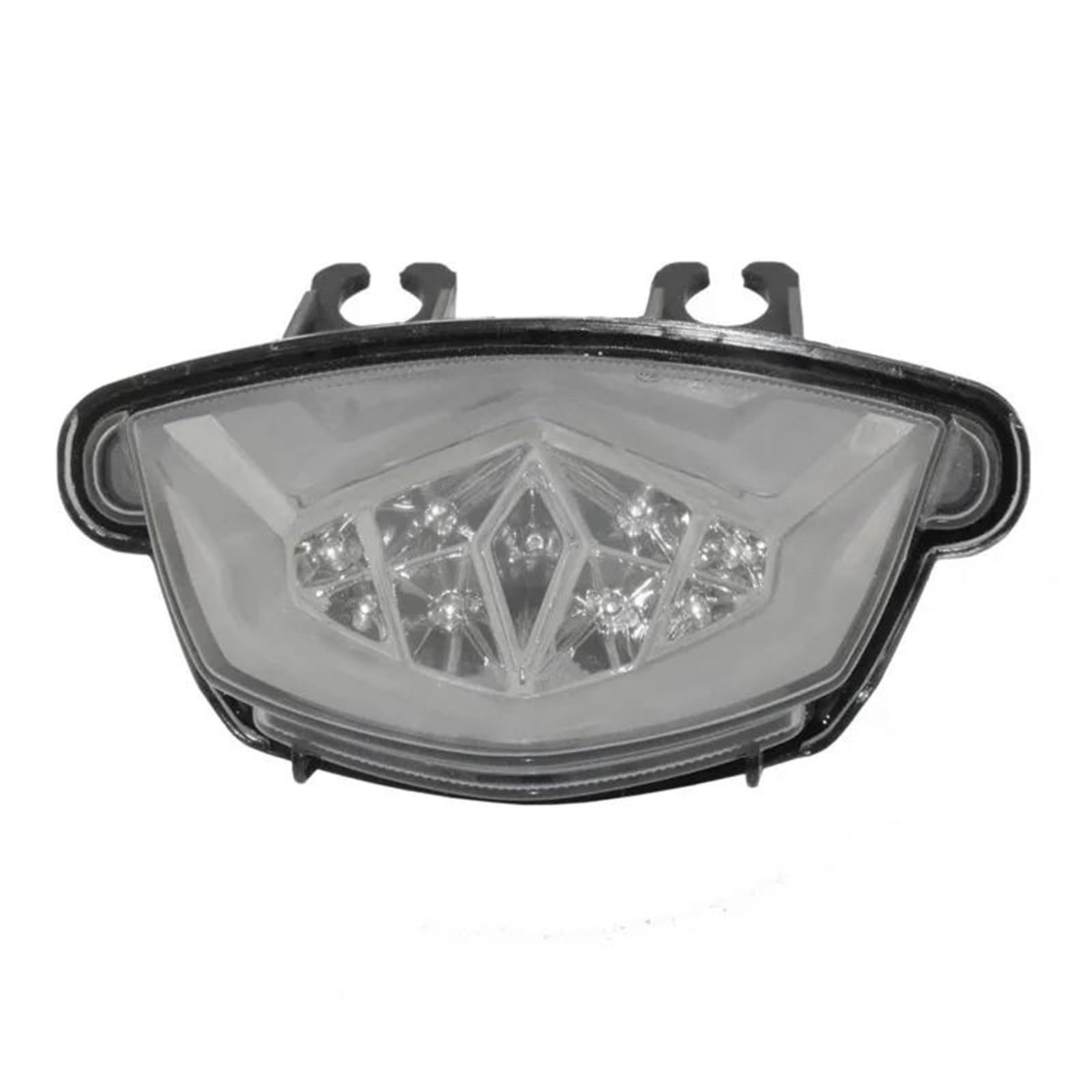 Feu Stop Feu Arrière De Moto Intégré Clignotant Feu Arrière Feu Stop Clignotant Lampe Témoin pour Suzuki GSXS750 GSX-S750Z 2017-2023 Clignotants(Fumée)