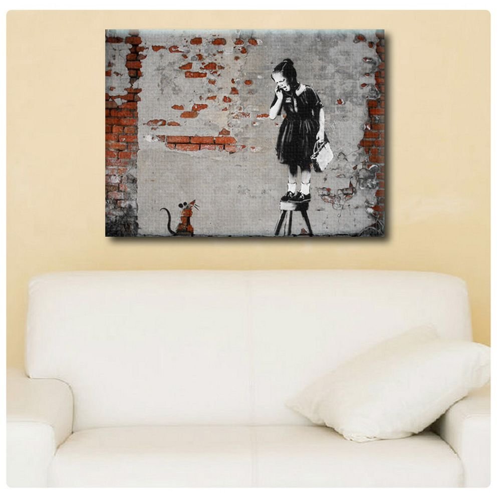 油絵　ネズミ ネズミの絵画11点。家を縦横無尽に走りまわり、死のペストを運ぶ