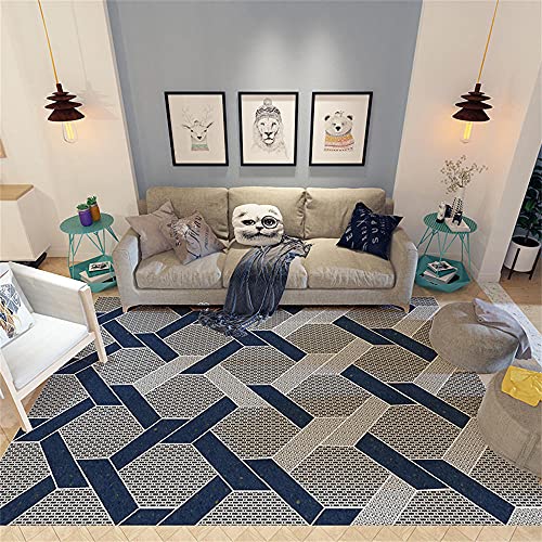 Alfombras de Habitacion Grande Azul Marca RUGMRZ
