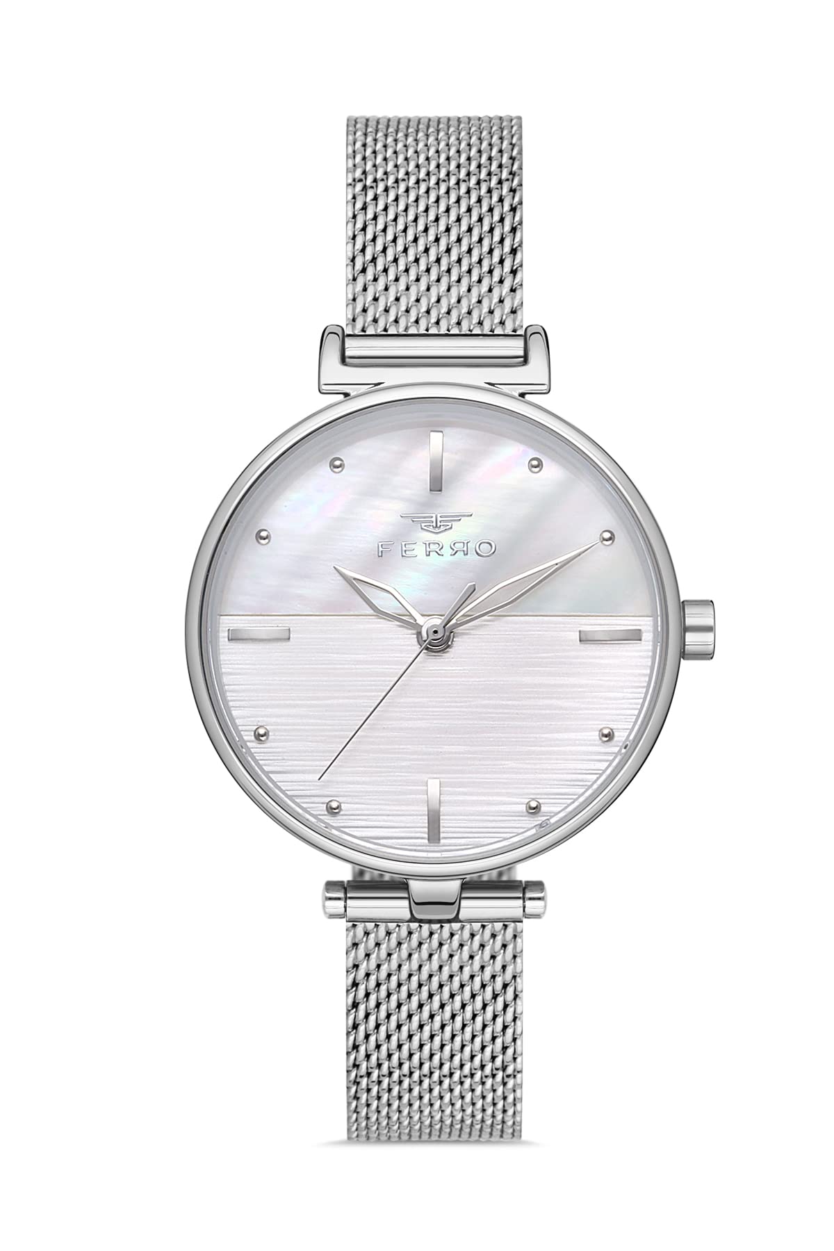 Ferro Sorrento Analog White Dial Womens Watch-F21224C-A (B09RPNS4B8) Amazon Price History, Amazon Price Tracker