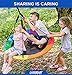 LÆGENDARY Saucer Swing for Kids and Adults - 40 Inch Round Outdoor Tree Swing