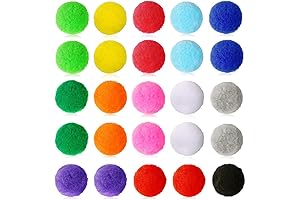 Pllieay 200-Piece 2-Inch Craft Pom Poms