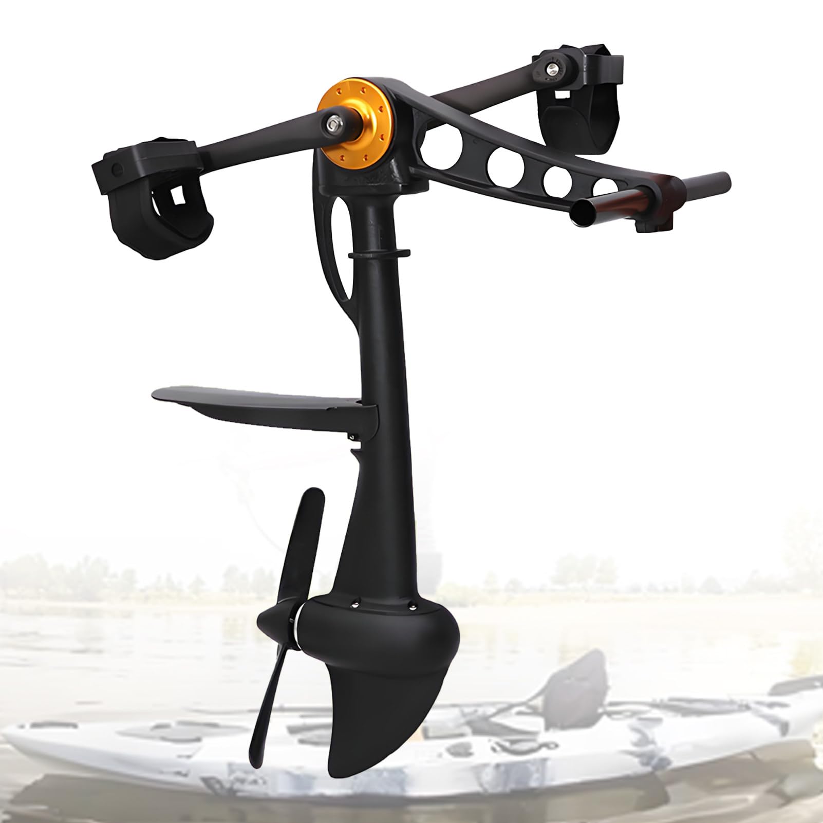 DUMIPME Replacement Pedal Drive for Kayaks, Universal Kayak Pedal Power System, Foot Operated Motor Propulsion for Radar and Other Fishing Kayak Models