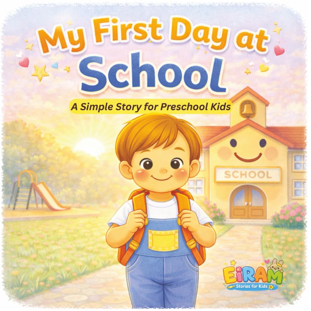 My First Day At School: A Simple Story for Preschool Kids