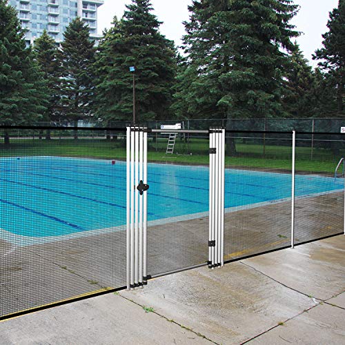 Coarbor Outdoor Mesh Safety Fence Gate Door For Pool Garden Chicken Poultry Fence Gate For Backyard Driveway Patio 6'X2.5' #TOP4