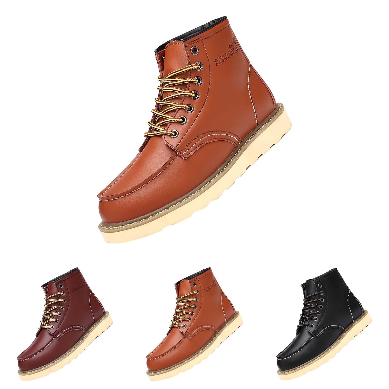 Botas de senderismo para hombre, impermeables, para exteriores