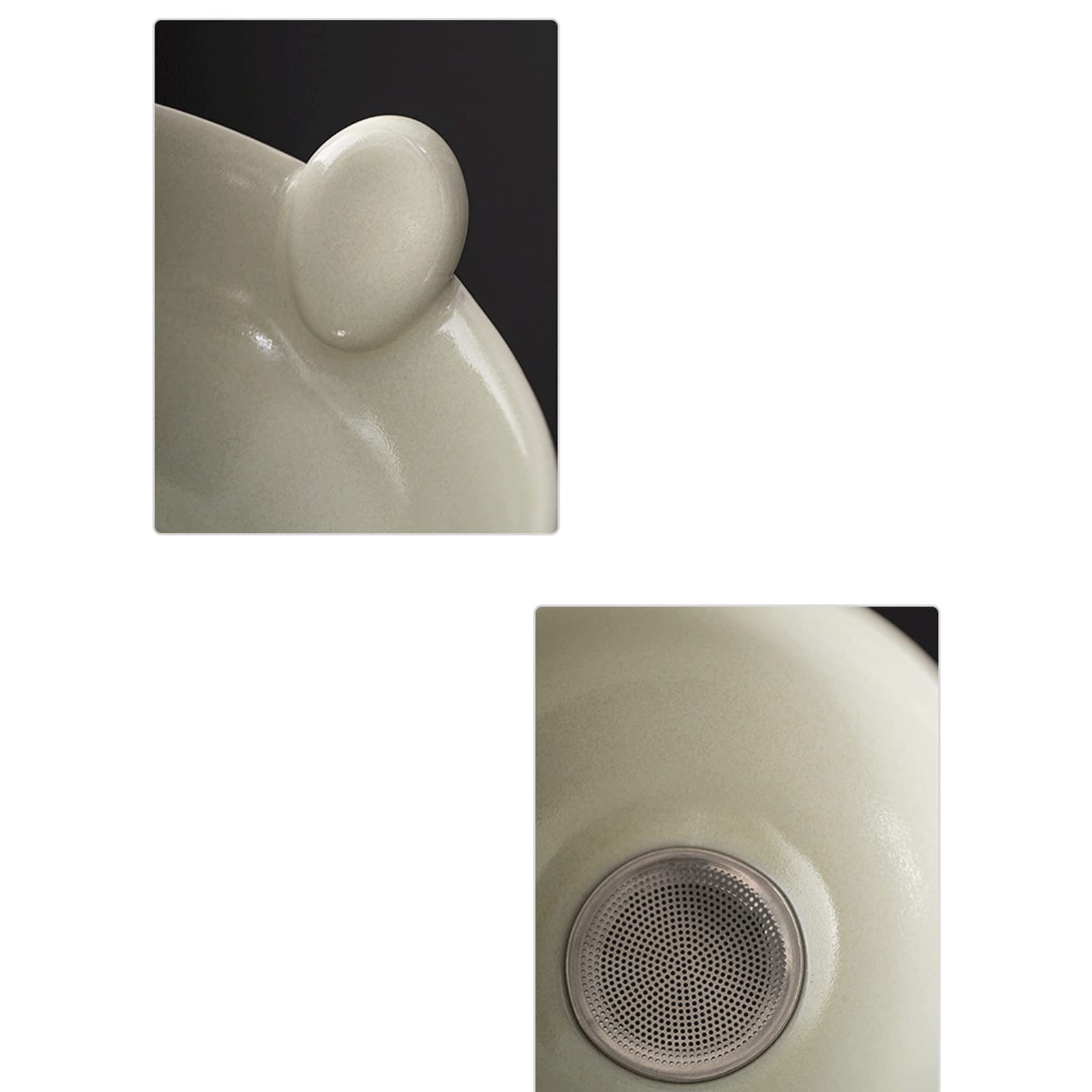 Sitko do herbaty ceramiczny nieszczelny filtr do herbaty domowy kreatywny filtr pozostałości herbaty parzenie herbaty filtr do zaparzania herbaty lejek do herbaty