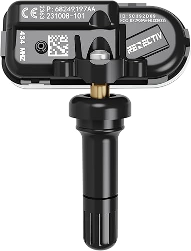 Miniatura 8 de RENECTIV Reemplazo del sensor TPMS para 2014-2022 RAM 1500 2500 3500 4500 5500 Jeep Chreokee Sistema de monitoreo de presión de neumáticos