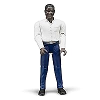 Algopix Similar Product 17 - Bruder Man, dark skin, darkblue jeans