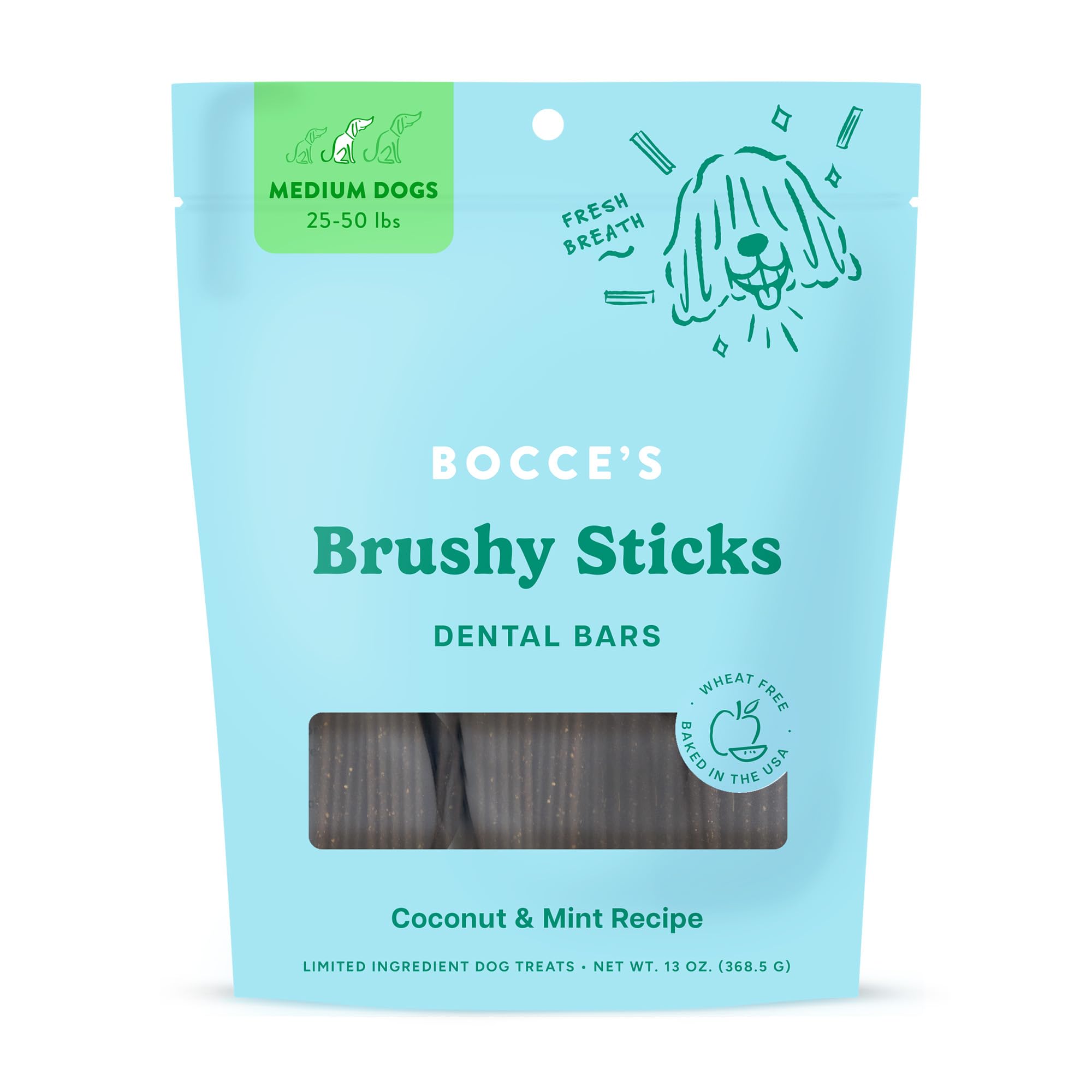 Bocce's Bakery Brushy Sticks