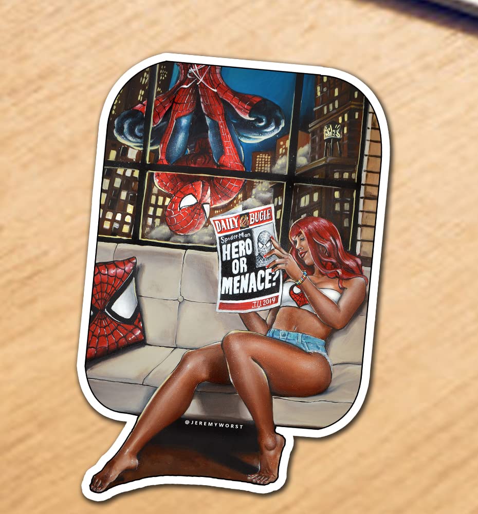 JEREMY WORST | Hero Or Menace Comic Book Marvel Sports Poster and Canvas Wall Art decor (Poster 11x17)