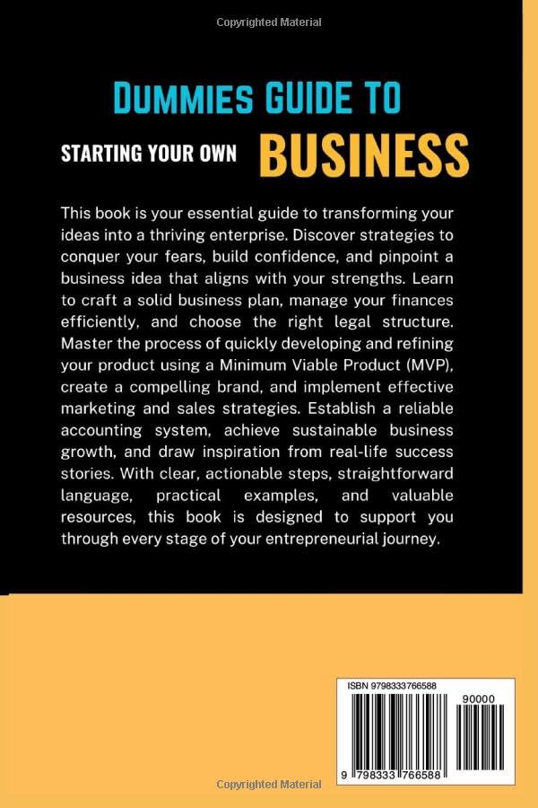 Dummies Guide to Starting Your Own Business: Essential Steps to Launching and Scaling a Successful Small Business Venture - Image 2