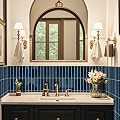 Alwayspon 10 Sheets 12x12inch Dark Blue 3D Vinyl Backsplash Tiles, Self-Adhesive Peel and Stick Wall Tile Stickers Stick on Subway Tiles for Kitchen Bathroom Wall