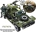 Click N' Play Military Fast Attack Assault Vehicle 17 Piece Play Set with Accessories - Click N Play Military Playset