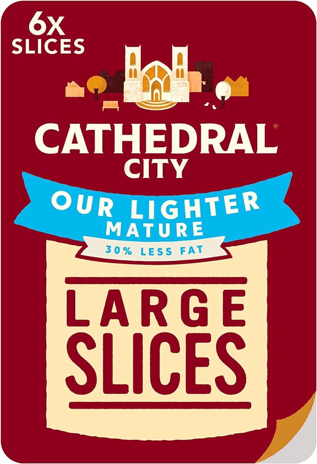 Cathedral City Lighter Mature Cheese 6 Slices 150 g