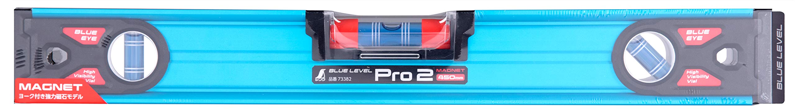Shinwa Sokutei 73382 Blue Level Pro2 17.7 inches (450 mm) with Magnet