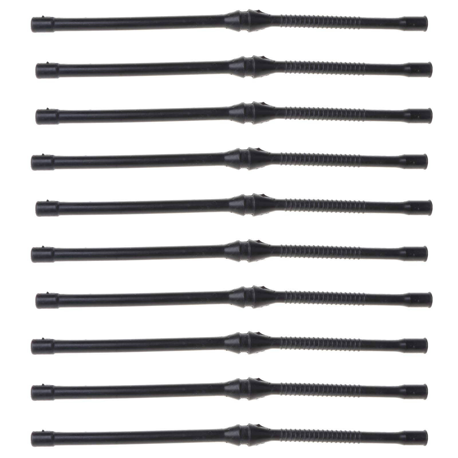 Buxuaaaa Black Fuel Hoses Pipes 10Pcs / Set Tool Part Line Hose Pipe For Chinese Chainsaw 4500 5200 5800 Hose Pipe
