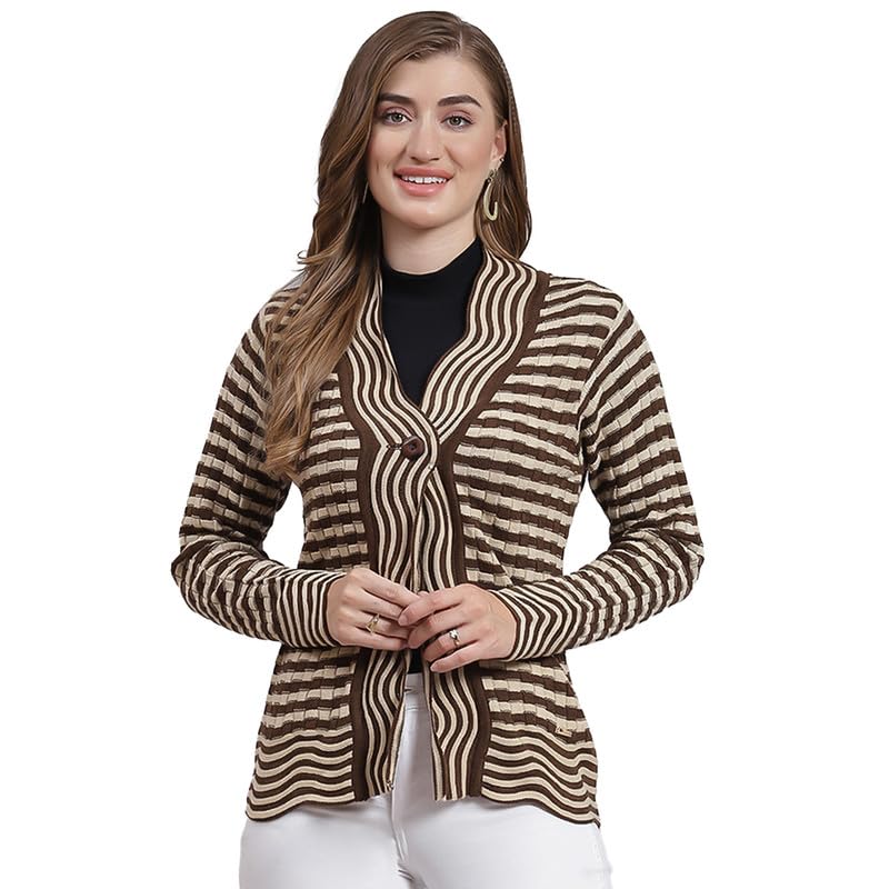 monte carlo Striped Womens Cardigan-picture-21