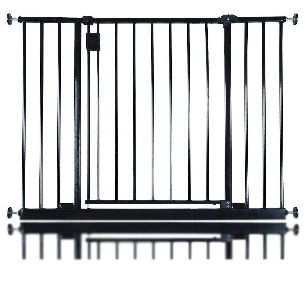 B&Q -  Extra Wide Hallway Gate97Cm103CmBlackPressure Fit Baby Gate For Hallways And Wide Spaces