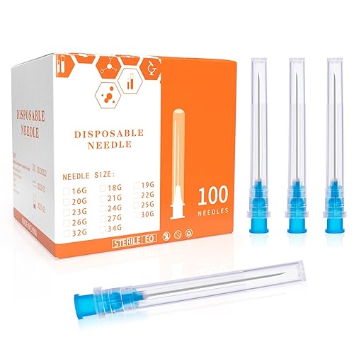 100Pack 23Ga-38mm1.5inch Lab Supplies,Individually Packaged