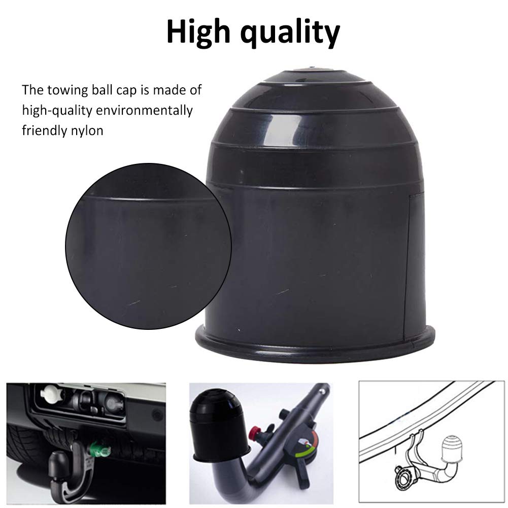 Couvercle De Boule D'attelage En ABS - Protection Pour Remorque, Tailles 50 Mm, 2 Pouces Et 1-7/8 Pouces