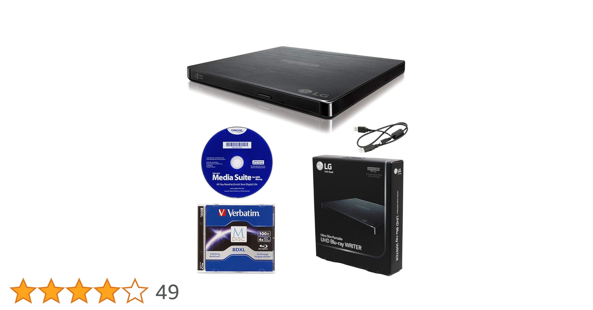 Amazon.co.jp: Produplicator LG BP60NB10 ポータブル 6X