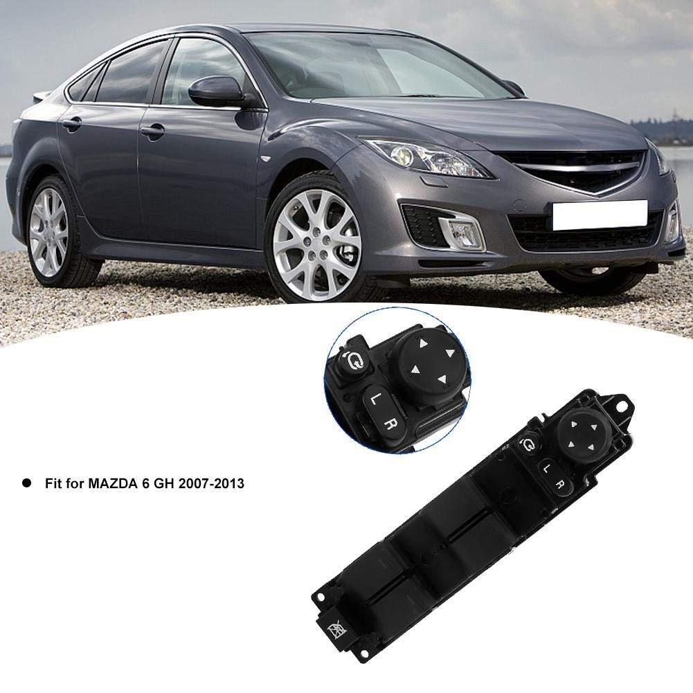 KSTE Interruttore Alzacristalli, Power Switch Window Master Control Auto Elettrico Pulsantiera Finestra Accessori Fit for M-a-z-d-a 6 GH 2007-2013 GS1E66350A